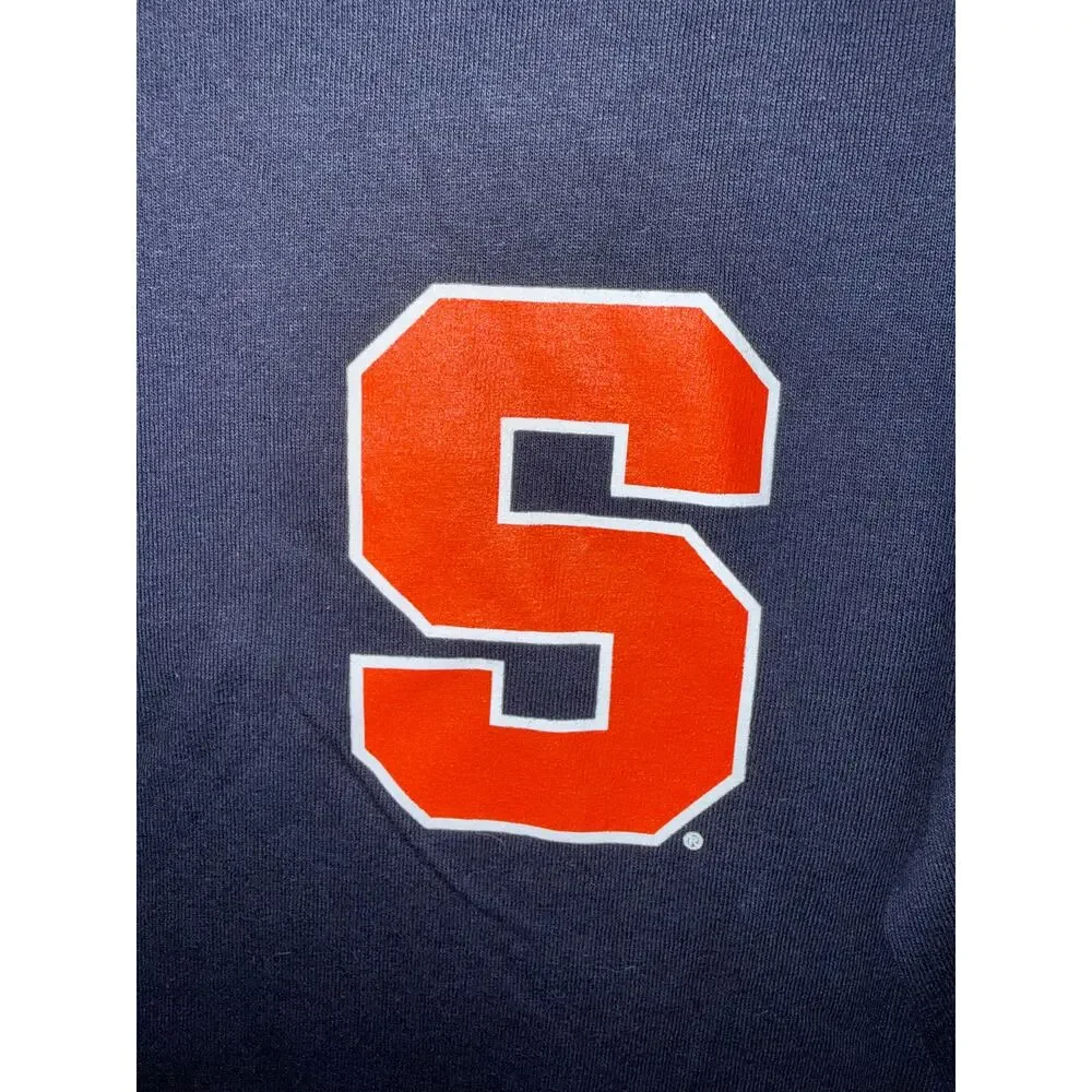 Syracuse University -Men's Champion Orange Logo Long Sleeve T-Shirt-Size S-NWOT - Picture 2 of 6